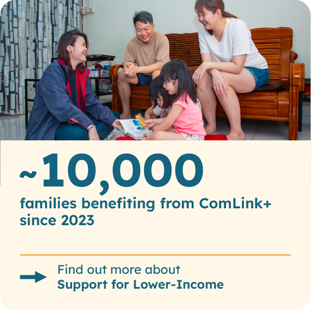 About 10,000 families benefiting from ComLink+ since 2023